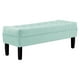 thumbnail image 2 of Banqueta Wood 2c Felpa 00 Verde Agua, 2 of 4