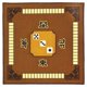 thumbnail image 2 of Mahjongg Mat Antideslizante Mahjong Accesorios Mantel Para Juegos De Escritorio De Cartas Marrón, 2 of 5
