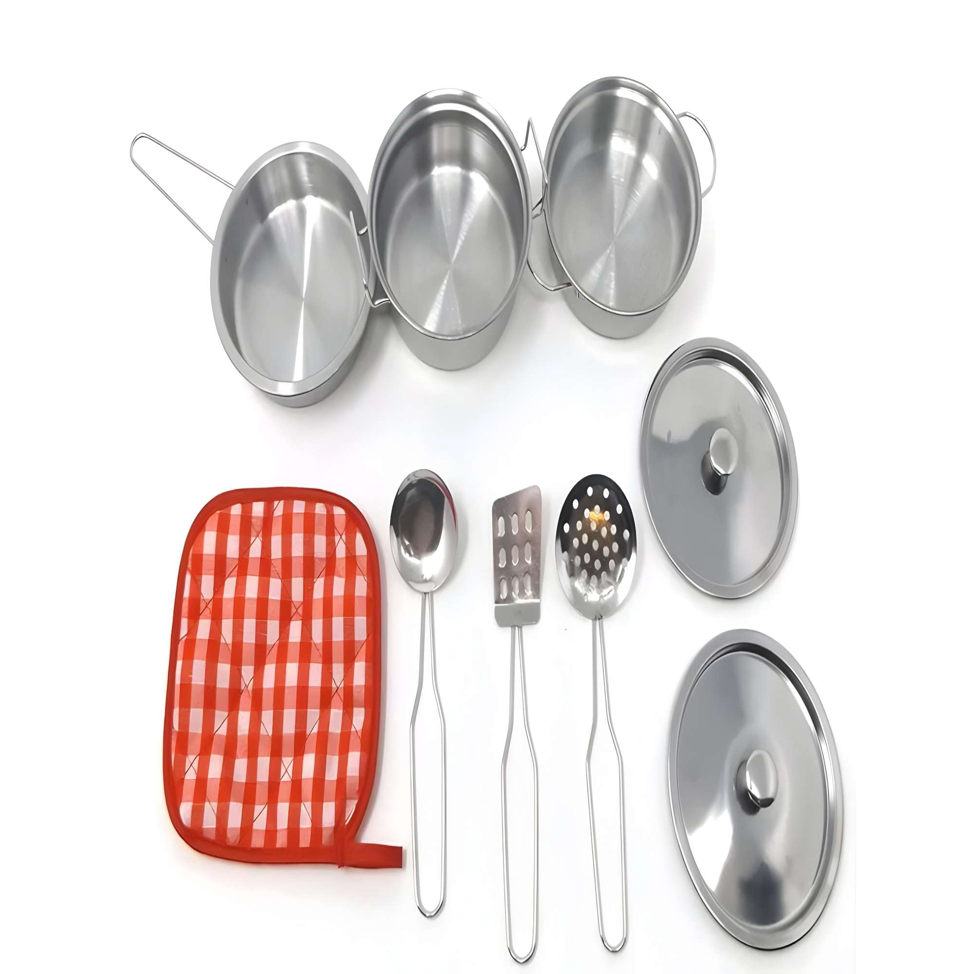 Alichile - Set De Utensilios Juguete De Metal