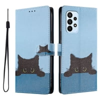 Foxdock Funda Tipo Cartera Para Samsung Galaxy A23 Con Soporte Y Correa – Diseño De Patrones Lindos
