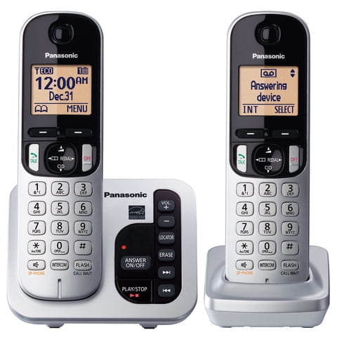 Teléfono Inalámbrico Panasonic Kx-Tgc222S Dect 6.0 Plateado