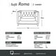 thumbnail image 4 of Sofa Roma 1C Cuero Colorado Caramelo, 4 of 4