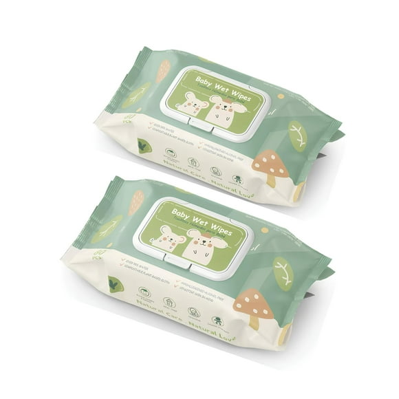 Toallitas Húmedas Con Tapa Pack 2x80 Unidades LuBabycas