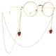 thumbnail image 3 of Gafas De Gafas De Gafas Gafas De Sol Collar De Cadena De Collar Fresa Roja, 3 of 5