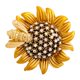 thumbnail image 2 of Sun Flower Lapel Pin Adorno Joyas Accesorios Decorativos Amarillo, 2 of 5