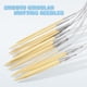 thumbnail image 4 of Uxcell Tamaño US 4 (3.5mm) Aguja Circular de Cable de Acero de Bambú de 32 pulgadas Aguja de Madera Redonda para Proyectos Hechos a Mano, 4 of 7
