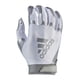 thumbnail image 1 of Guantes de fútbol adidas ADIFAST 3.0 para adultos, color blanco y plateado, 1 of 4