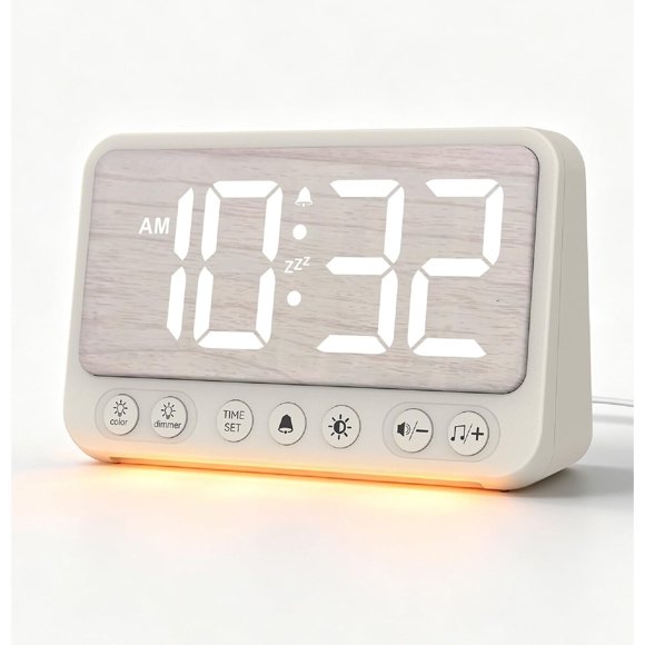 Reloj Despertador Digital Topski CLK10B de 14 cm con USB