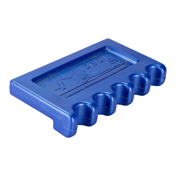 Soporte para tacos de billar de 5 agujeros, garra reutilizable, portátil con soporte para tiza, ideal para regalar. Incluye soporte para tacos de bill