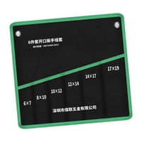 Magideal - Bolsa Enrollable Para Herramientas Organizadora De Llaves Inglesas, Multiusos, Impermeable, De Lona, Para Taller, Organizador De Destornilladores, Contiene 6 Piezas