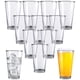 thumbnail image 1 of Juego de vasos de cerveza Kitchen Lux Pint, vidrio transparente de 480 ml, paquete de 12, 1 of 6