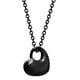 thumbnail image 4 of corazón Joyas de cremación de cenizas, superficie altamente pulida para mujeres, hombres, mascotas queridas, cadena de 19 pulgadas, , negro negro3, 4 of 5