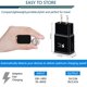 thumbnail image 4 of Cargador de pared USB Swadaws Adaptive Fast Charging, paquete de 2 unidades, negro, 4 of 9