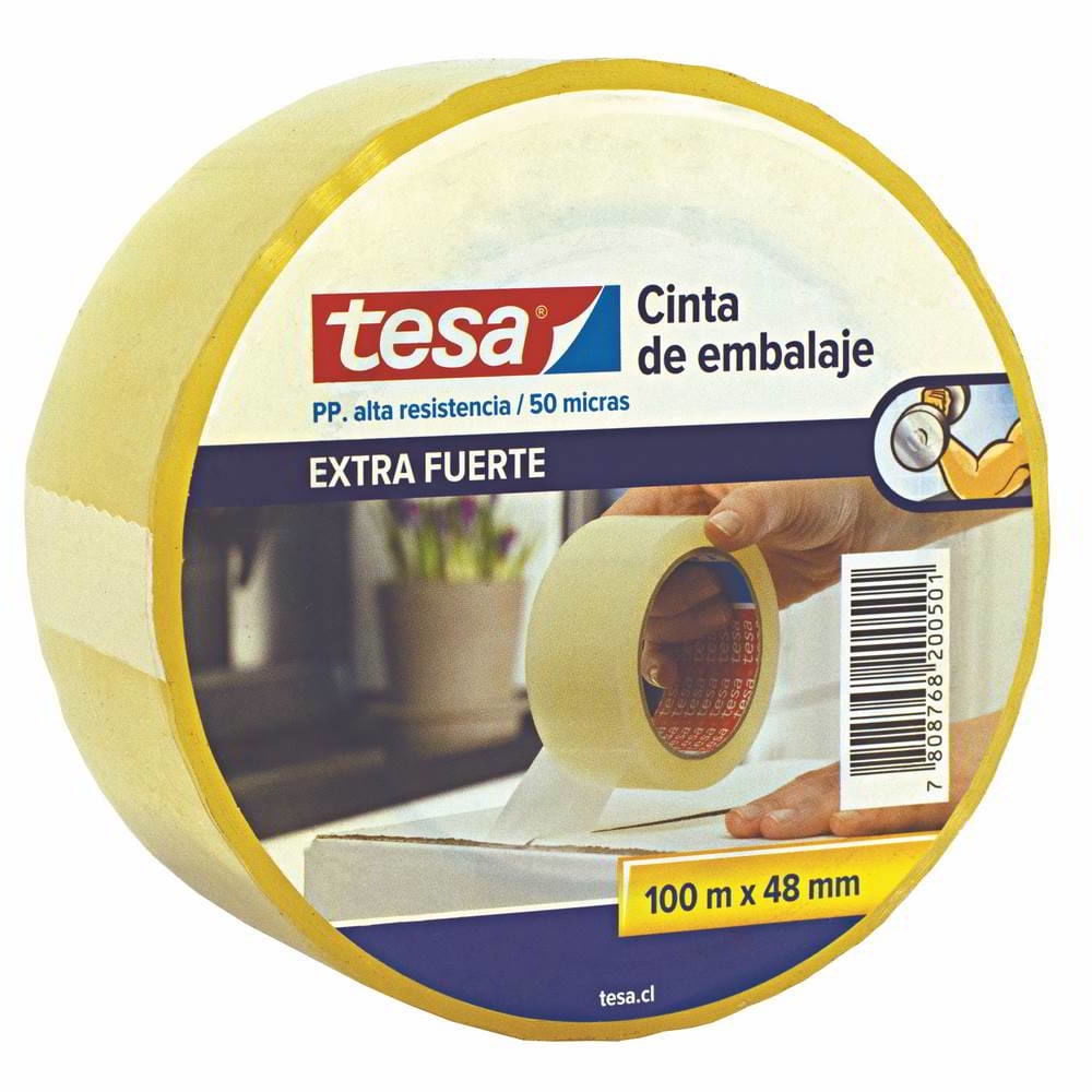 Tesa - Cinta De Embalaje Extra Fuerte 100 M X 48 Mm
