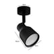thumbnail image 3 of Foco Led Sobrepuesto Simple Gu-10 Negro Híades, 3 of 3