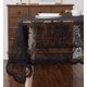 thumbnail image 3 of Mantel LinenZone 152 cm Cuadrado Negro con Encaje - Para 6 comensales, 3 of 3
