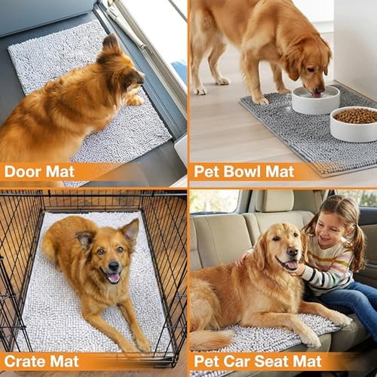 Neater Pet Brands - Alfombra Chenille Neater Pets 24x17 Saper Absorbente Perro