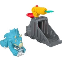 Set Lanzador Imaginext Jurassic World De Fisher-Price Con Triceratops