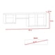 thumbnail image 3 of Repisa De Pared Wall Decorativa Café Oscuro 37x120 Cm, 3 of 3