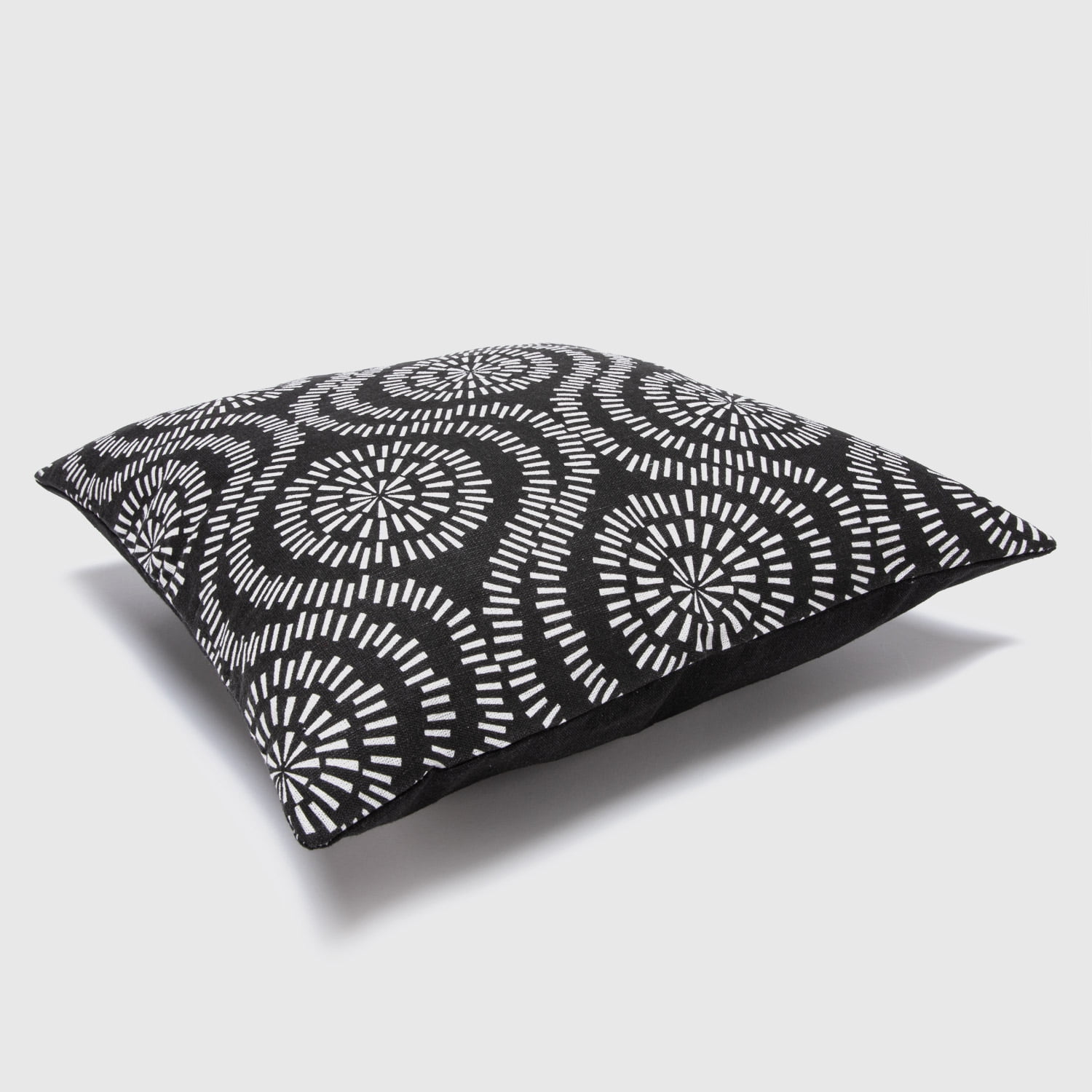 Zahr - Cojin Estampado Negro