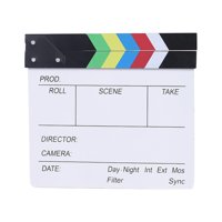 Bothyi - Película Clap Board Clapper Board Film Slate Mini Para Programas De Televisión Colorido
