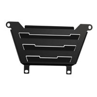 Magideal - Cubierta Protectora Para Parrilla De Radiador, Protector De Radiador, Aleación De Aluminio Resistente, Accesorios De Motocicleta, Protección De Tanque Negro