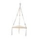 thumbnail image 3 of Estante Colgante De Macramé Estante De Esquina Estante Flotante Estante Blanco Para Estantería, 3 of 5
