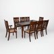 thumbnail image 1 of Comedor Odessa Plus Con 8 Sillas Caoba, 1 of 11