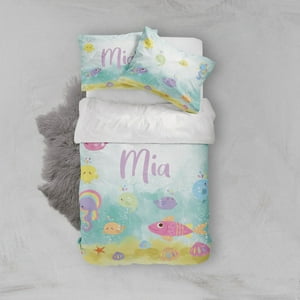 Milsleep - Juego De Cama Para Niñas Under The Sea