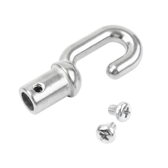 Gancho de accionamiento SyunsXoon 17/32" de aleación de zinc con tornillos