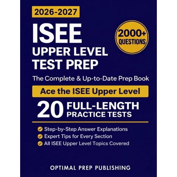Libro Independientemente publicado: Preparación para el Examen ISEE Nivel Superior
