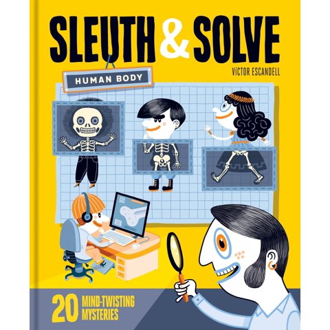 Libro Chronicle Books Sleuth & Solve: Human Body 20 Mysteries