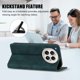 thumbnail image 3 of Funda Billetera para Infinix Zero 40 4G/5G Imán y Resistente Verde, 3 of 6