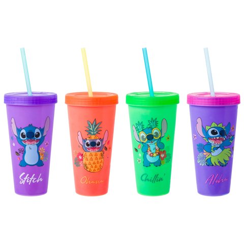 Vaso Silver Buffalo Lilo And Stitch Plateado 700 Ml