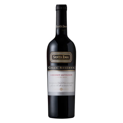 Vino Tinto Gran Reserva Cabernet Sauvignon Botella 750 Ml Santa Ema