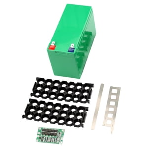 Magideal - Caja De Batería 12V7A, Organizador De Almacenamiento De Batería, Caja De Almacenamiento De Fuente De Alimentación, Fácil De Llevar Para Iluminación