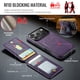 thumbnail image 2 of Funda cartera Oidealo para iPhone 17 Pro con imán y protección RFID, color morado, 2 of 7