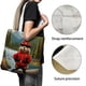 thumbnail image 3 of Castor Bolso de tela con estampado de lienzo para mujer, bolsa de compras reutilizable y estética, con cremallera interior, regalo para mujer, 35 × 40 cm., 3 of 6