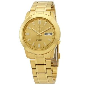 Seiko - Reloj Para Hombre Classic Con Esfera Dorada - Snkk20J1