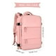 thumbnail image 2 of Mochila De Viaje Avión Multifuncional Gran Capacidad 30 Lts rosa, Separación impermeable, seca y húmeda Con puerto de carga USB, 2 of 5