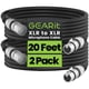 thumbnail image 1 of Cables XLR GearIt para micrófono macho a hembra, 6 m, paquete de 2, 1 of 9