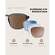 thumbnail image 4 of Gafas De Sol Polarized Square Para Hombre Crystal Stone, 4 of 9