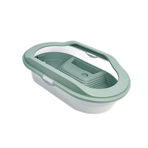 Ioensy - Portador De Reptiles Para Tanque De Tortuga Pequeño Desmontable Para Caracol, Cangrejos Ermitaños, Tortuga Verde