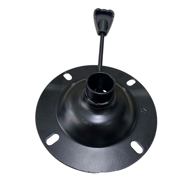 Heces de barra, silla, asiento, base giratoria, placa base, marco de metal ajustable, accesorios resistentes con manija de elevación, piezas de repues Diámetro 16cm
