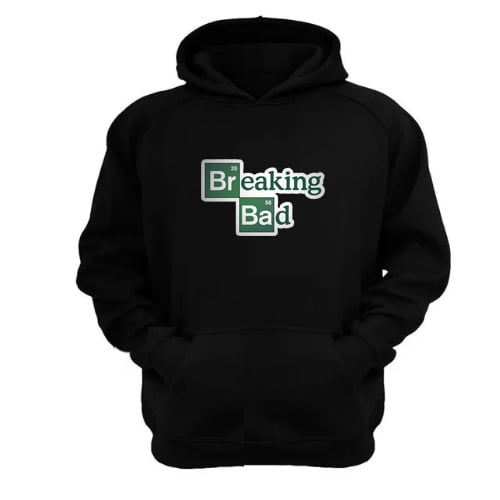 Polerón Canguro Breaking Bad Negro Talla S Unisex