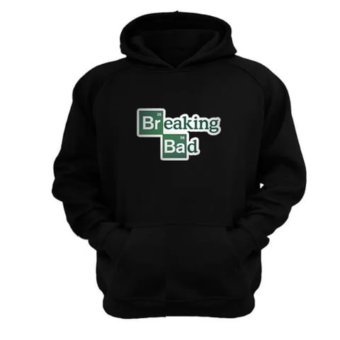 Genérico - Polerón Canguro Breaking Bad Negro Talla L Unisex