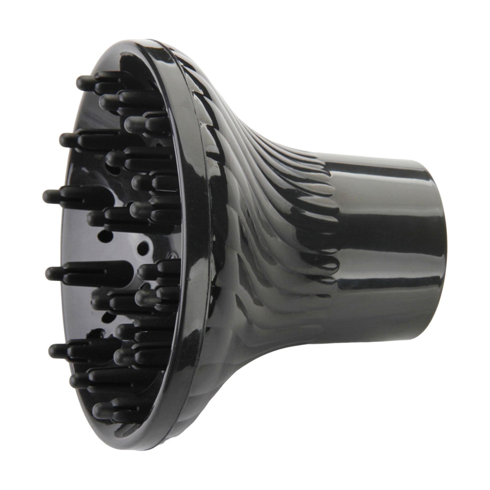 Ioensy - Difusor De Cabello Accesorio Difusor Universal Para Cabello Rizado Y Ondulado Portátil Negro