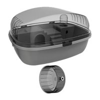 Magideal - Jaula Grande Para Hámster, Jaula Para Animales Pequeños, Ratones, Planeadores Del Azúcar, Ratas, Jerbos, Conejitos, Animales Pequeños, Erizo, Hámster, Gris