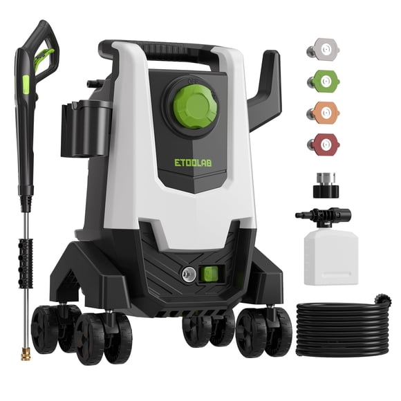 Hidrolavadora etoolab 5000 PSI 3.0 GPM con cañón de espuma