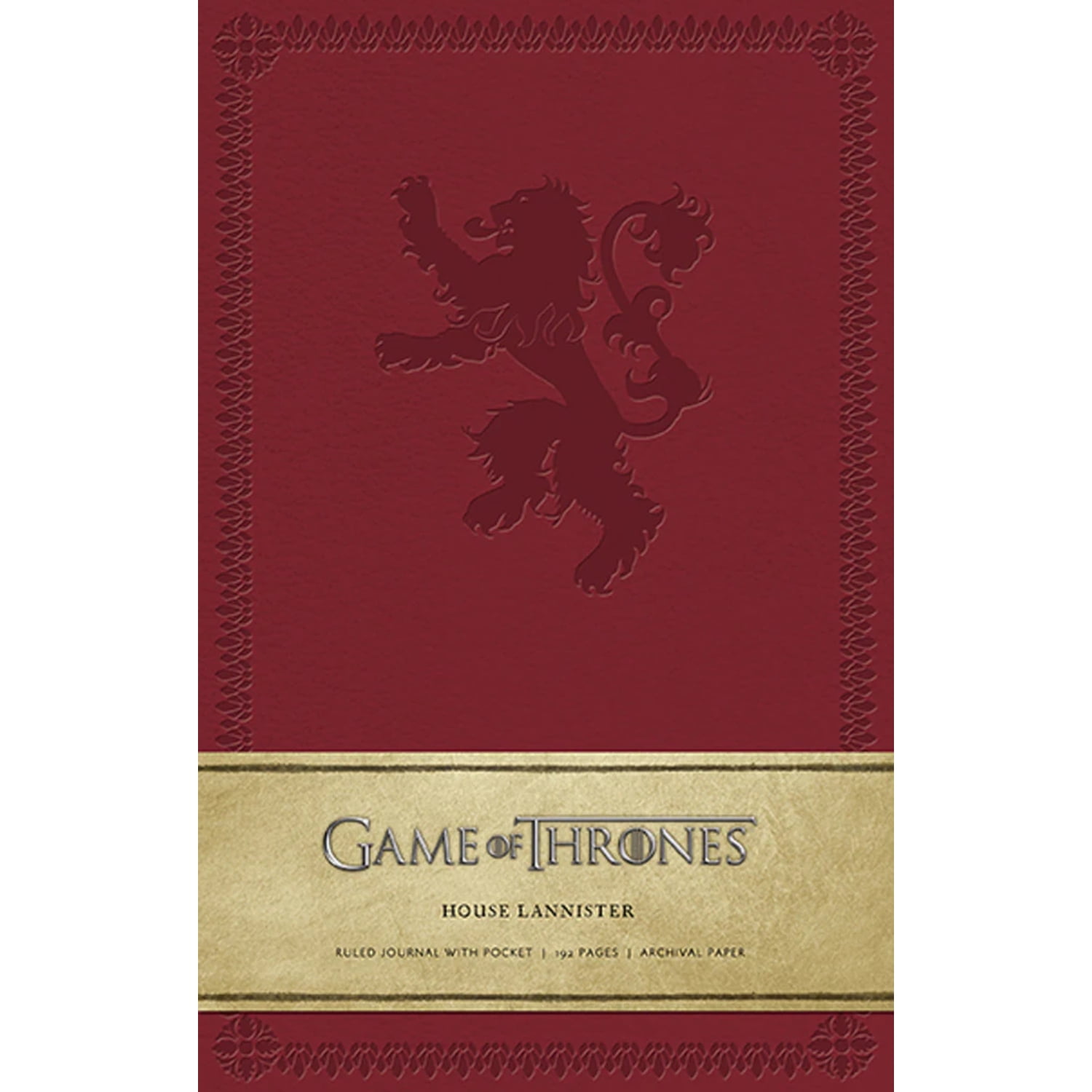 Insight - Libreta Game Of Thrones House Lannister Mediana Tapa Dura